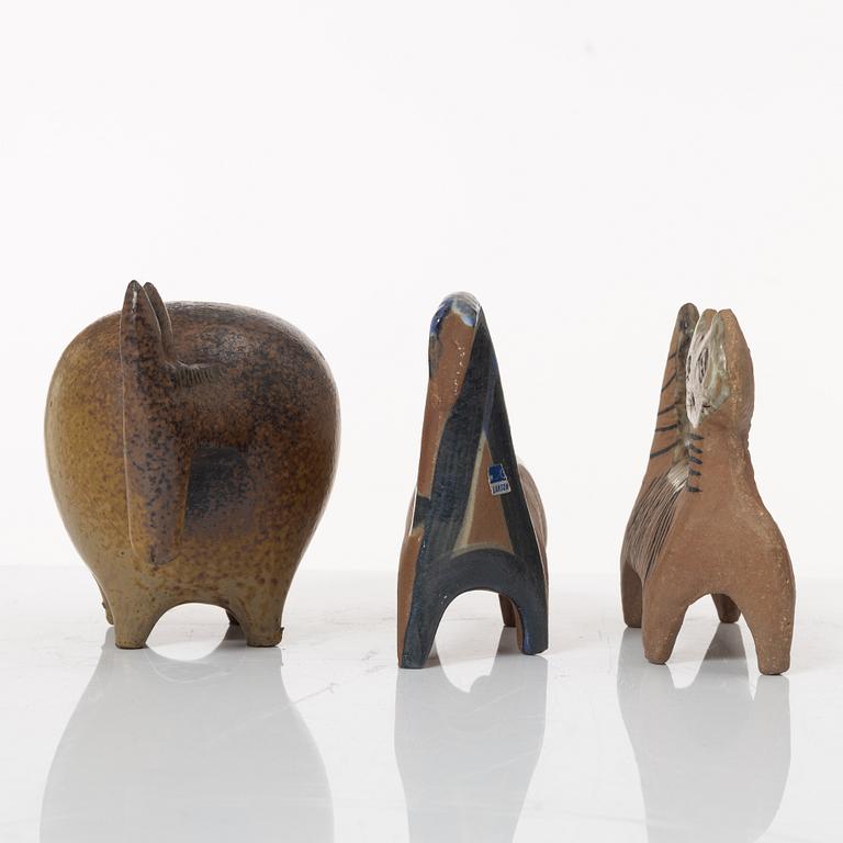 Lisa Larson, figuriner, 5 st, Gustavsberg.