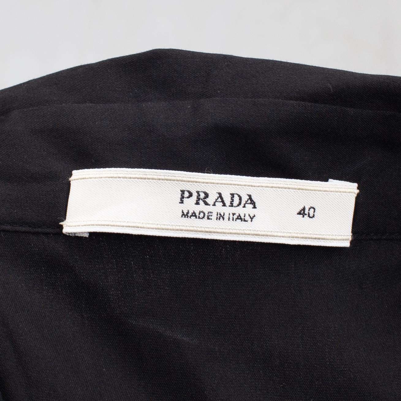 PRADA, a cotton blouse, Italian size 40.