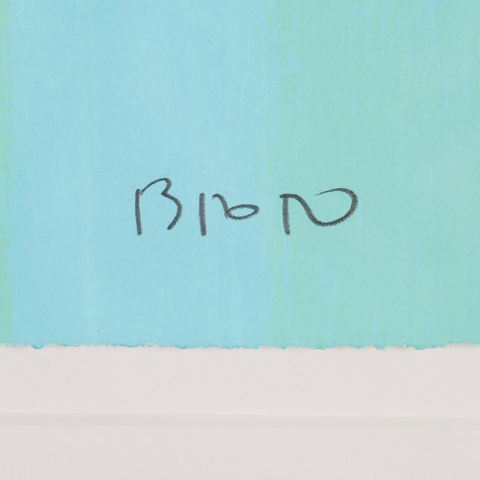 JOSÉ MANUEL BROTO, färglitografi, signerad och numrerad 8/59.