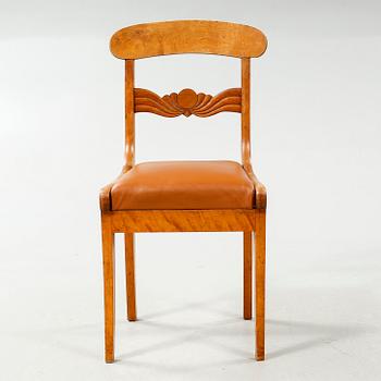 Four Biedermeier-style chairs, second half of the 19th century.