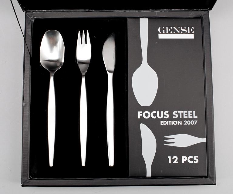BESTICKSERVIS, 39 delar, "Focus", Folke Arström, Gense, 2007.