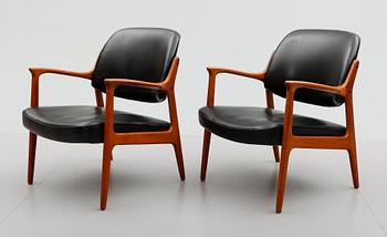 KARMSTOLAR, 1 par, 1960-tal.