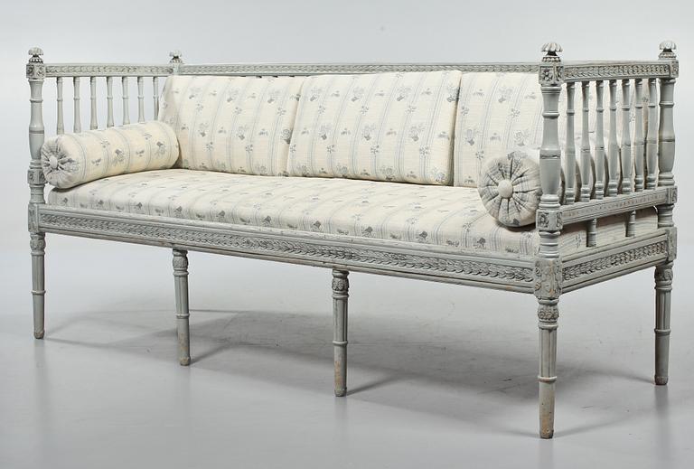 SOFFA, sengustaviansk stil,1800-tal.