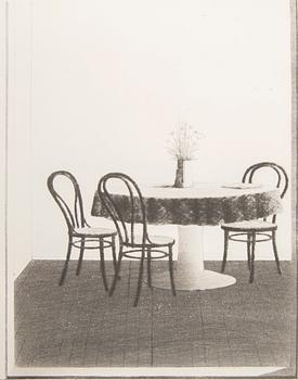 Grafikmapp, fjorton finländska poeter och konstnärer, Eurographica Helsingfors 1978.