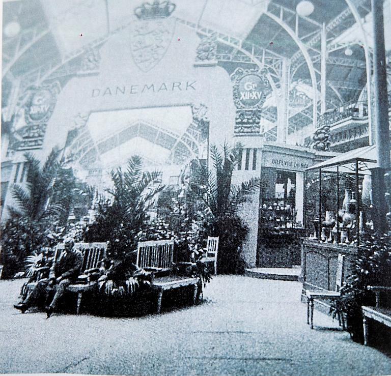 A six pcs suit Denmark around 1900.