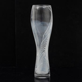 Vicke Lindstrand, a glass vase, Kosta, 1950's.