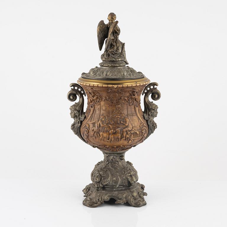 A late 19th century decorative vase.