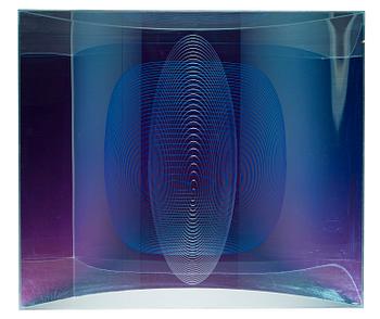 HANS CHRISTIAN BERG, "VISUAL VORTEX-LUMINAL BLUE".