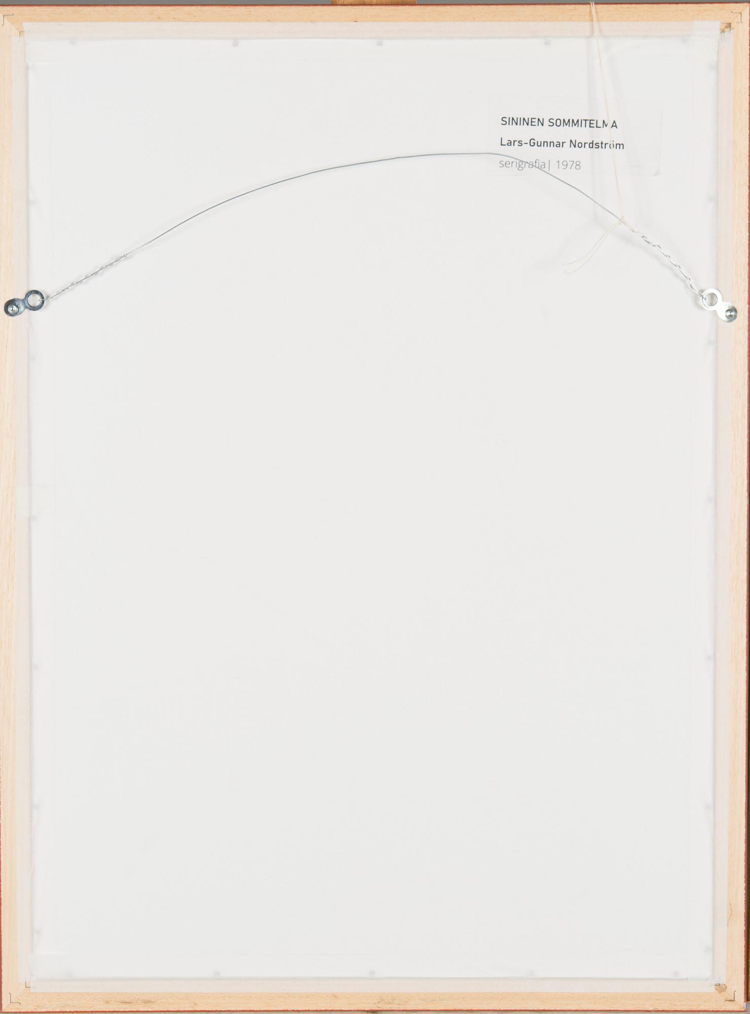 Lars-Gunnar Nordström, 'Composition in blue'.