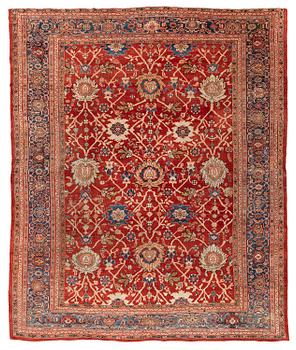 383. An antique Ziegler carpet, Sultanabad area. c. 401 x 337.5 cm.