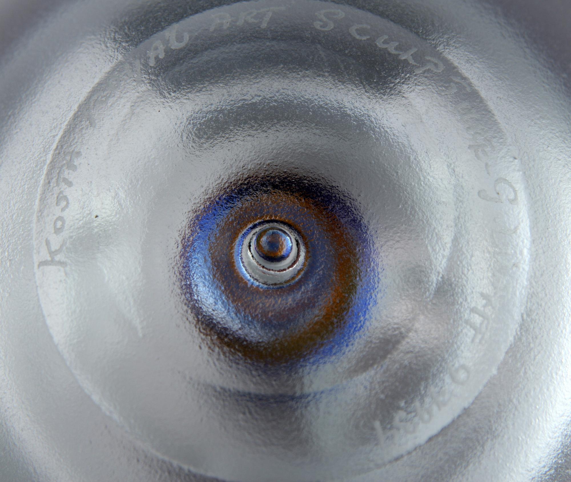 GÖRAN WÄRFF, skulptur, glas, Kosta.
