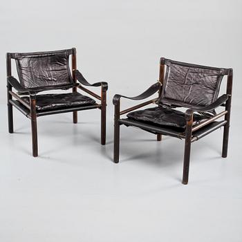 FÅTÖLJER, ett par, "Sirocco", Arne Norell, Norell Möbler AB, 1960/70-tal.