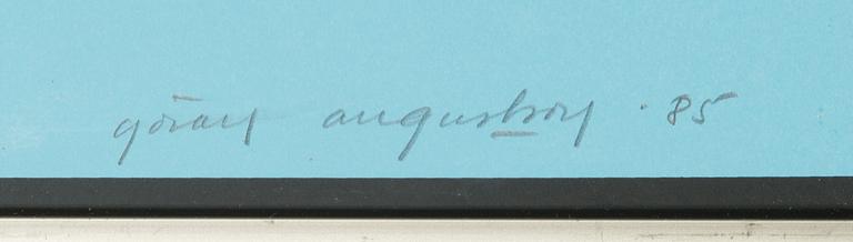Göran Augustson, litografi, signerad och daterad -85, märkt 6/10 EA.