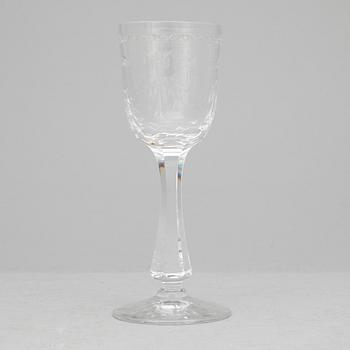 SHERRYGLAS och SNAPSGLAS, 23 st, "MacGuirlang", Fritz Kallenberg, Boda.