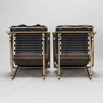 Yrjö Kukkapuro,  A pair of 1980s 'Remmi' armchairs for Avarte, Finland.
