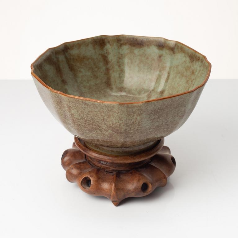 Skål, porslin, 1600-tal.