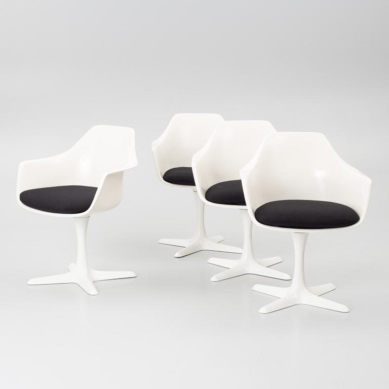 Maurice Burke, Chairs, 4 pieces, Arkana, England, late 20th century.