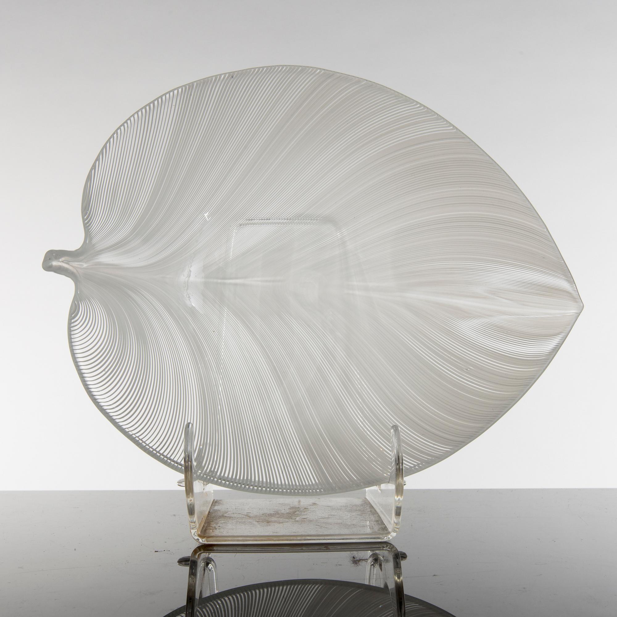 TYRA LUNDGREN, skål, Venini, Murano, 1940-/50-tal.