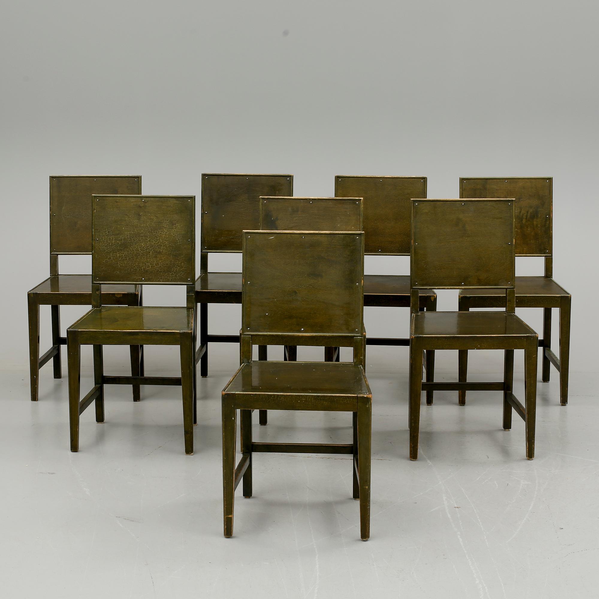 STOLAR. 8 stycken, 1930/40-tal.