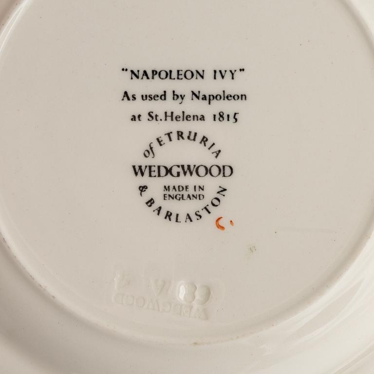 A 59-piece 'Napoleon Ivy' dinner service, Wedgwood, England.
