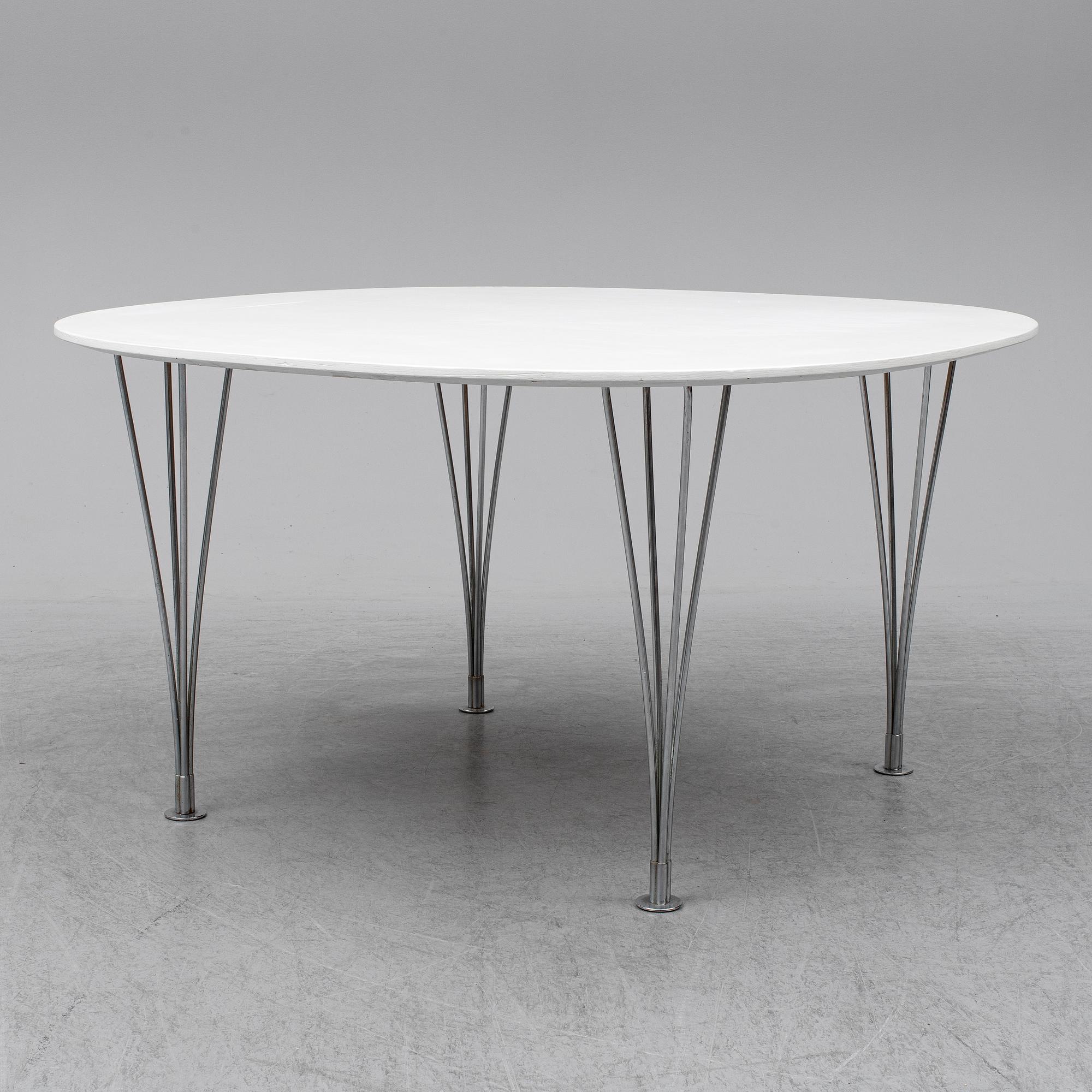 BRUNO MATHSSON & PIET HEIN, bord, "Supercirkel".