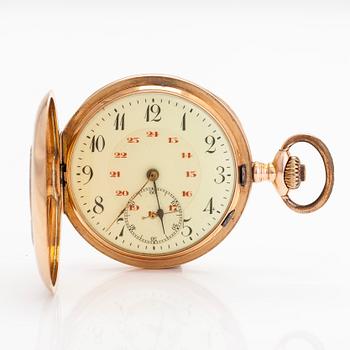 La Trame, pocket watch, hunter-case, 52 mm.