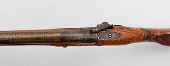 GEVÄR, 2 st, slaglås, 1800-tal.