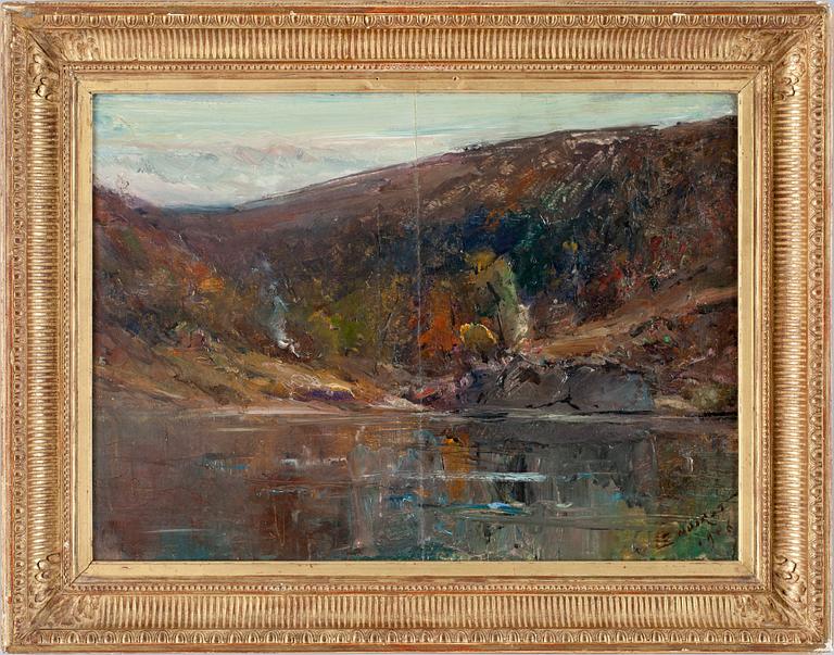 ÉMILE NOIROT, olja på duk, sign o dat 1906.