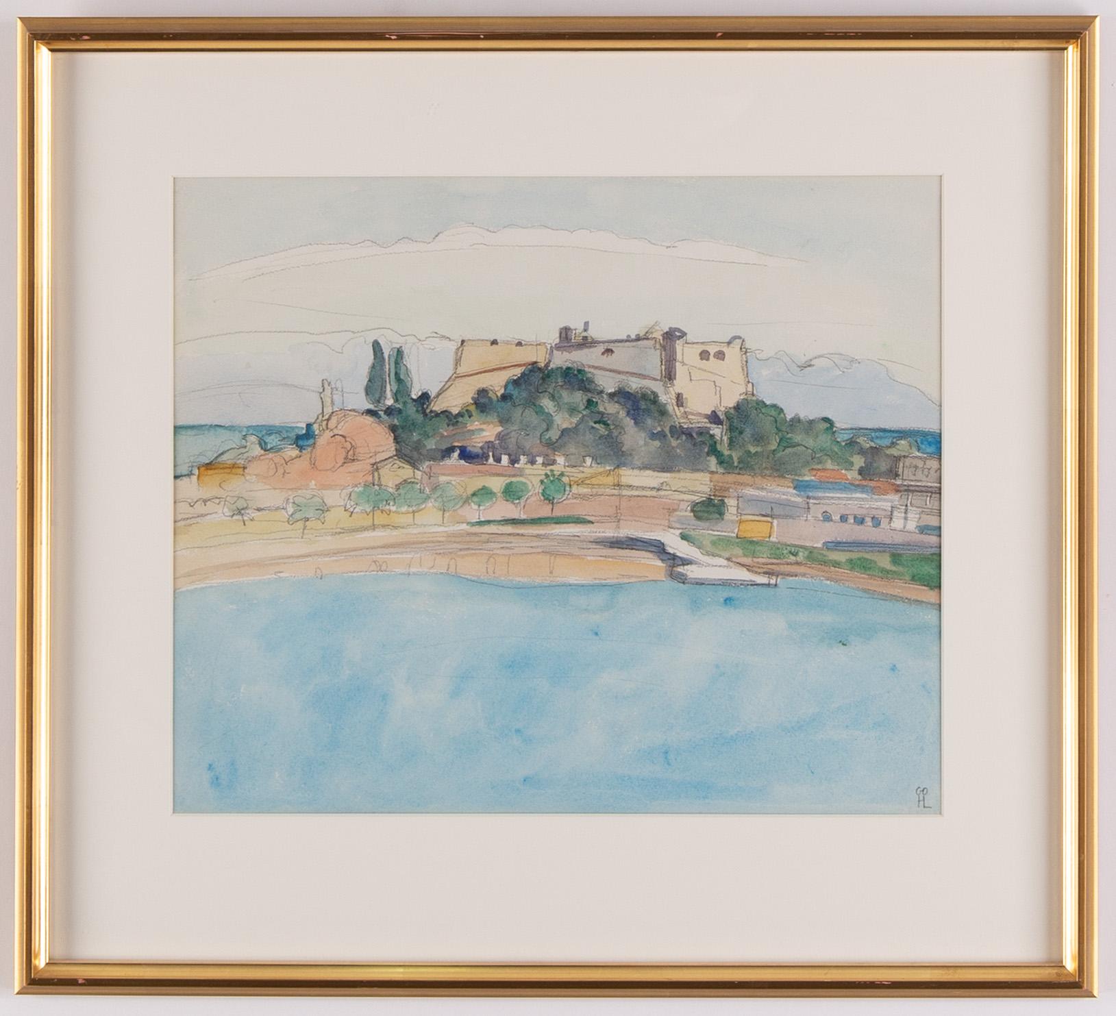 Hilding Linnqvist, watercolour, signed.