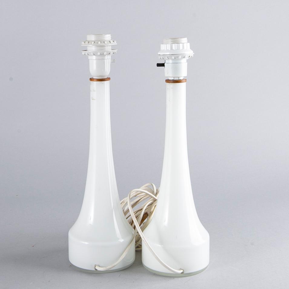 A PAIR OF TABLE LAMPS, second half of the 20th century.