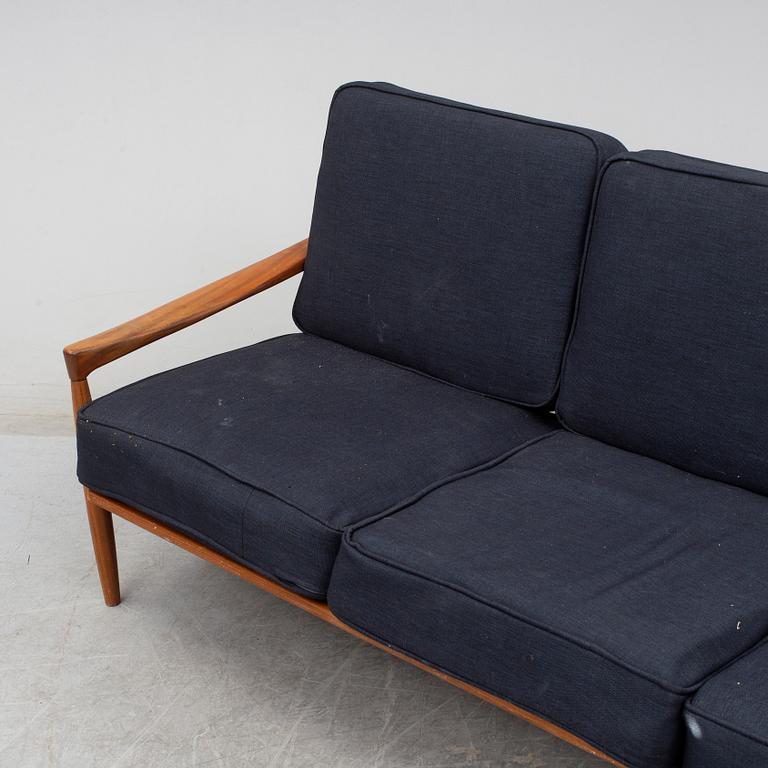 ERIK WØRTS, a 'Kolding' walnut sofa from IKEA, 1960's.