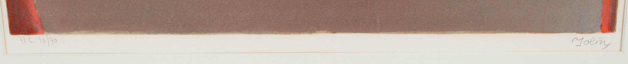 EINAR JOLIN, färglitografi, sign och numr HC 10/40.