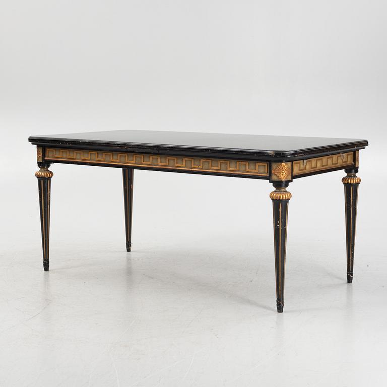 Matbord och 6 stolar, Louis XVI-stil. 1900-talets början.