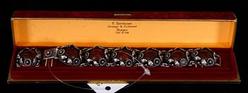ARMBAND, silver, sign N.E. From, Danmark.