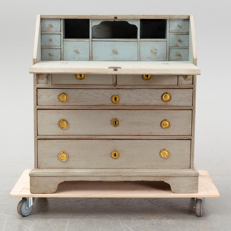A Swedish painted secretaire, first half of the 19th century.