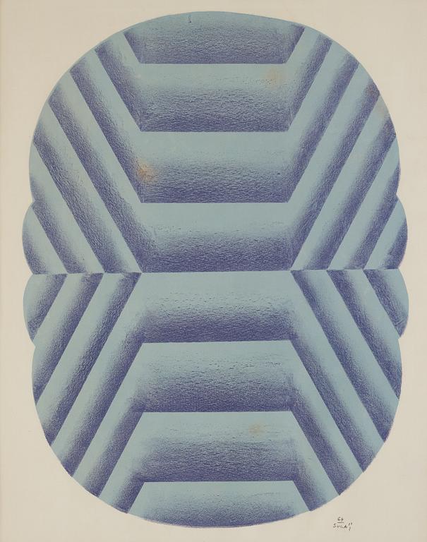 KUMI SUGAI, lithograph in color, signed and dated -64.