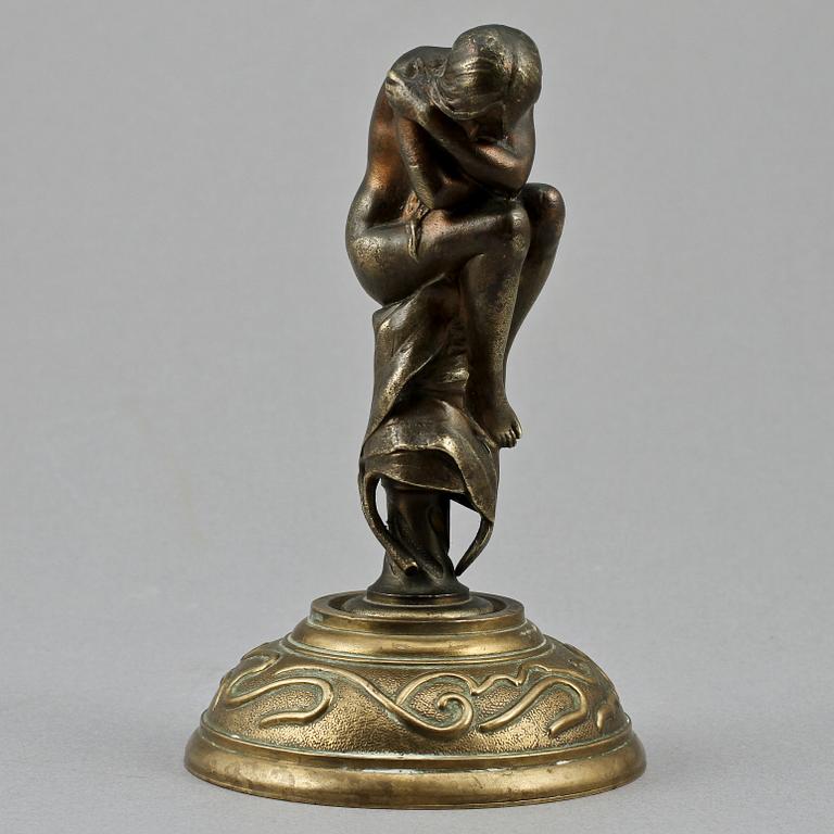 SKULPTUR, efter Maurice Bouval, brons, E. Colin & Co, Paris, 1900-tal.