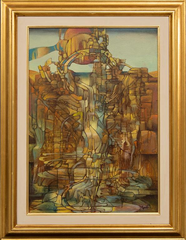 Bertil Gadö, oil on canvas signed and on verso dated 79.