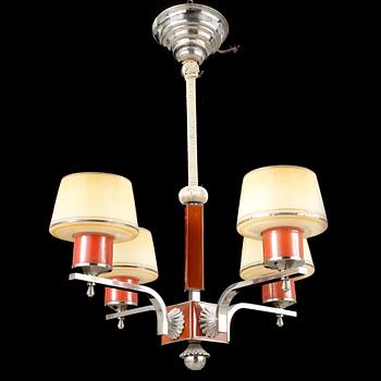 TAKLAMPA, art deco, 1930-tal. Höjd 55 cm.