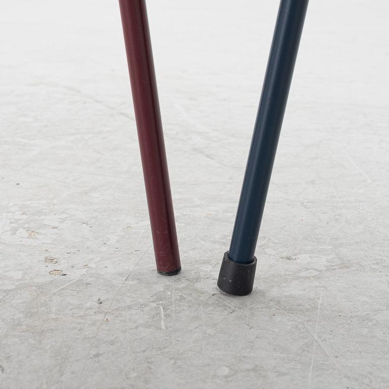 Arne Jacobsen, a pair of 'Sjuan' chairs, special edition Lala Berlin, Republic of Fritz Hansen, 2017.