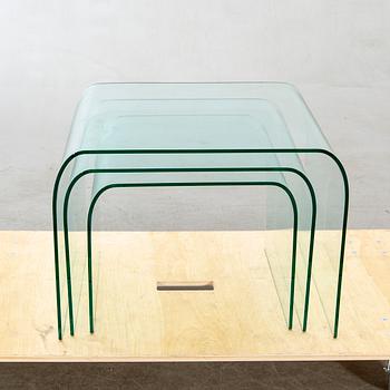 satsbord/soffbord 3 dlr "Eclipse" Ligne Roset 1900-talets slut.