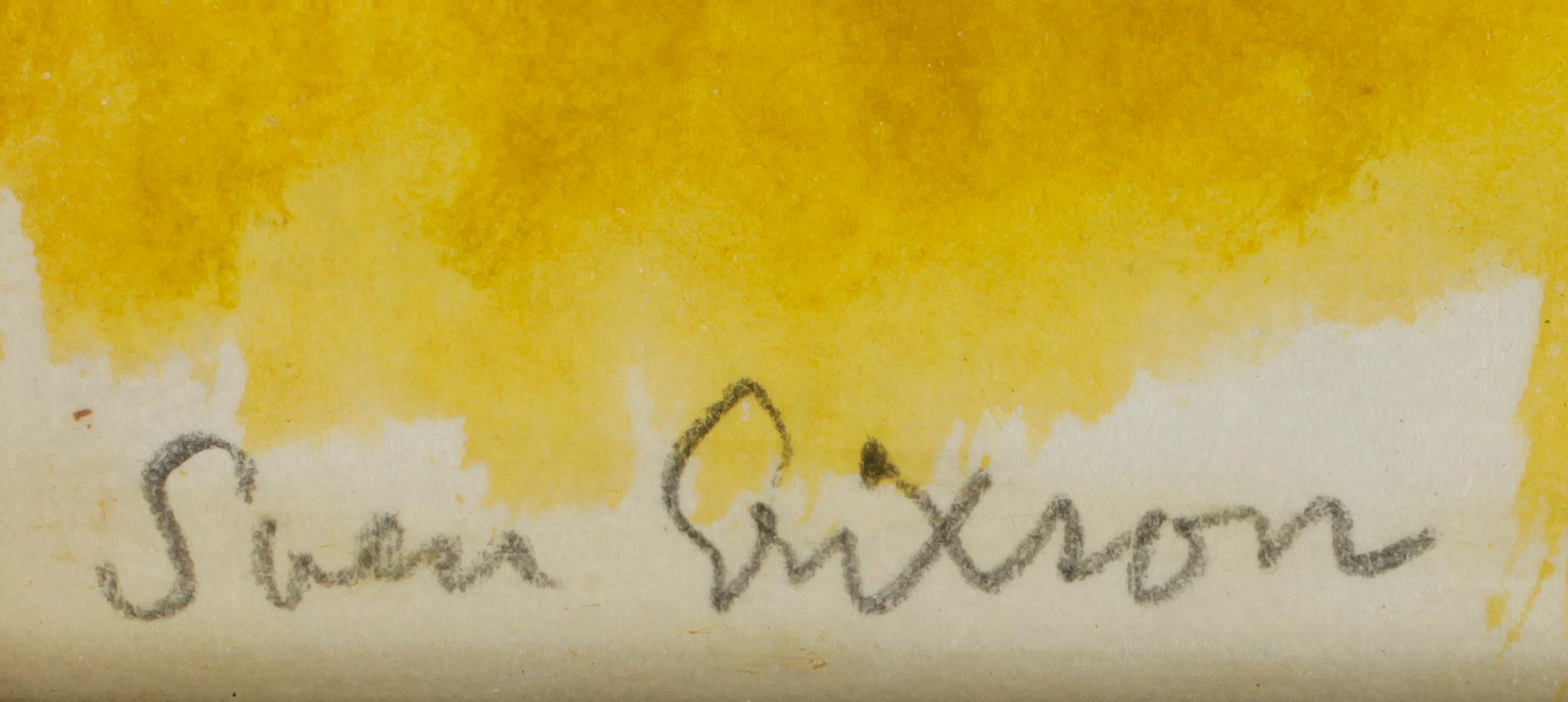 SVEN X:ET ERIXSON, akvarell, sign.