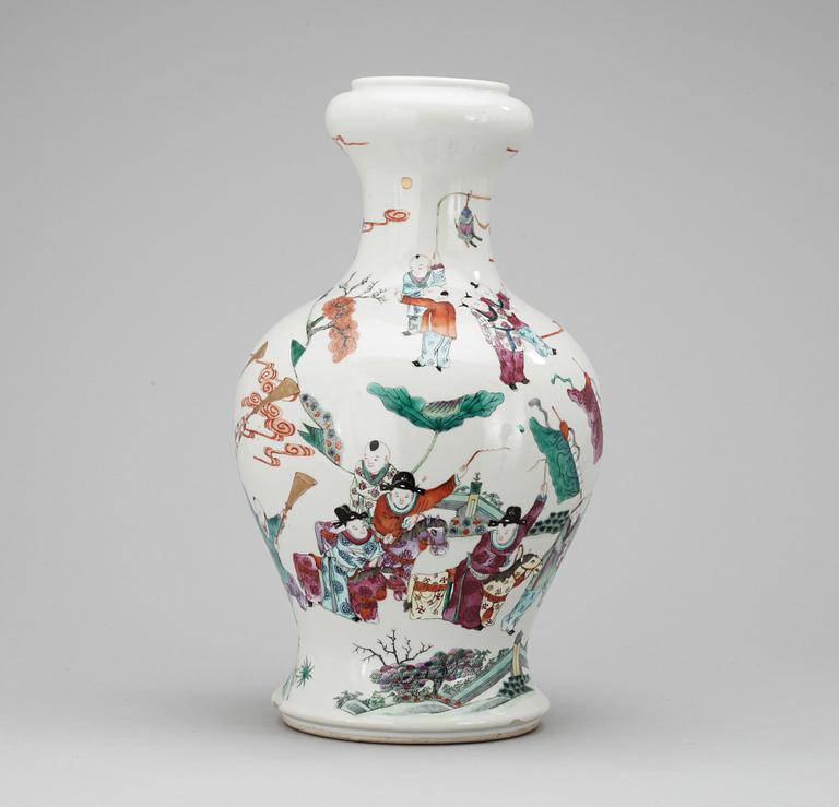 A Chinese 'boys' vase, 20th Century.