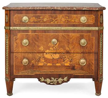 865. A Gustavian commode.