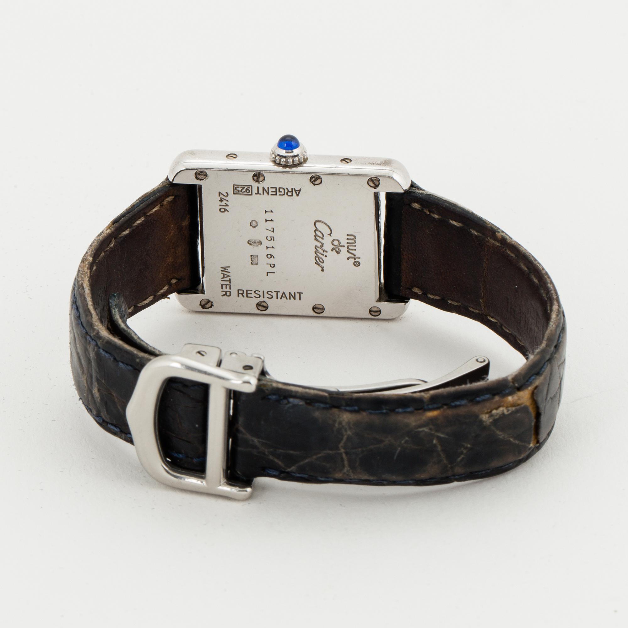 CARTIER, Tank, wristwatch, 22 mm.