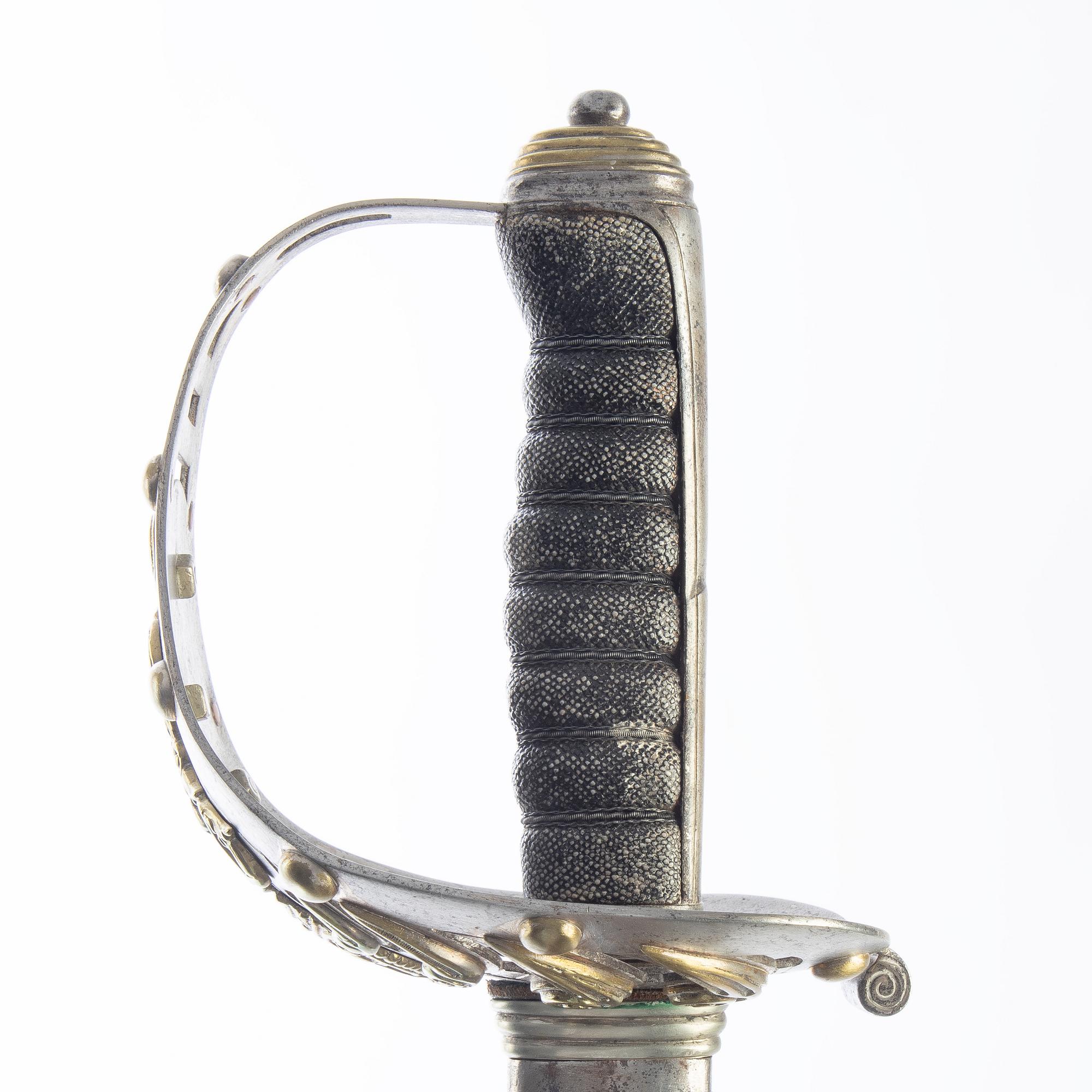 Sabel, brittisk, 1900-talets början, med balja.