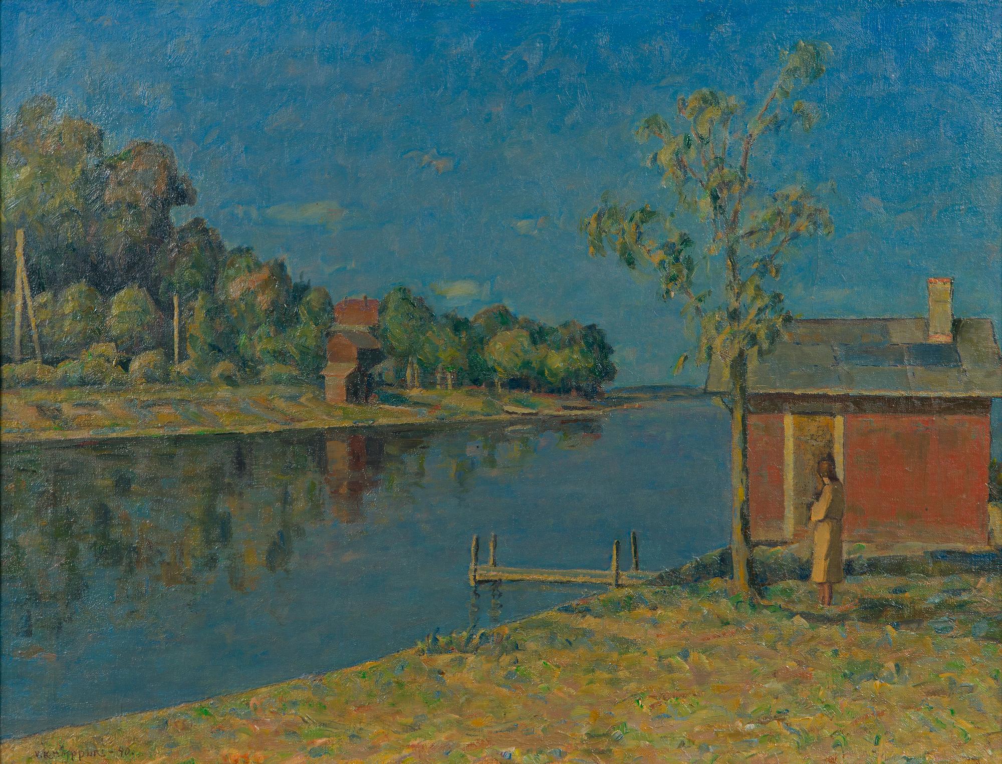 Väinö Kamppuri, Rannalla.