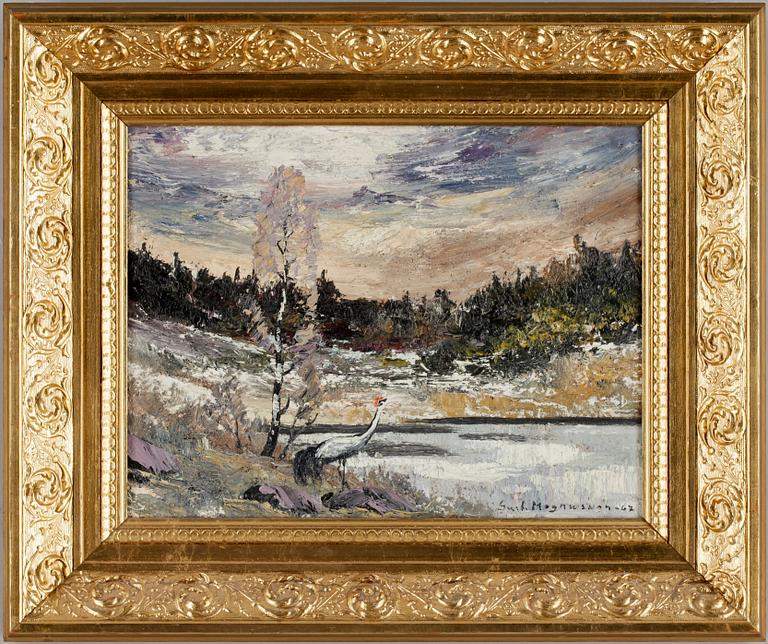 GUSTAF MAGNUSSON, olja på duk, sign och dat -67.