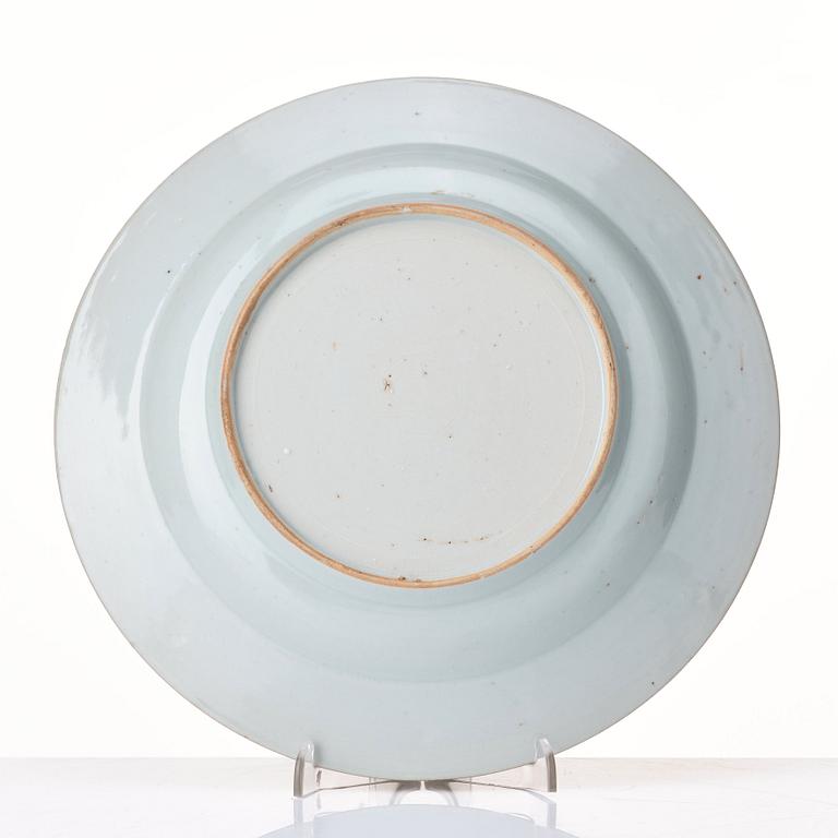 A set of five famille rose double peacock dishes, Qing dynasty, Qianlong (1736-95).
