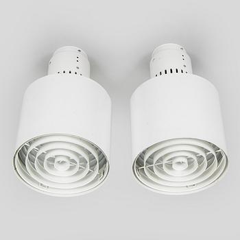 Lisa Johansson-Pape, taklampor, ett par, modell 120-080, Stockmann Orno 1960-tal.